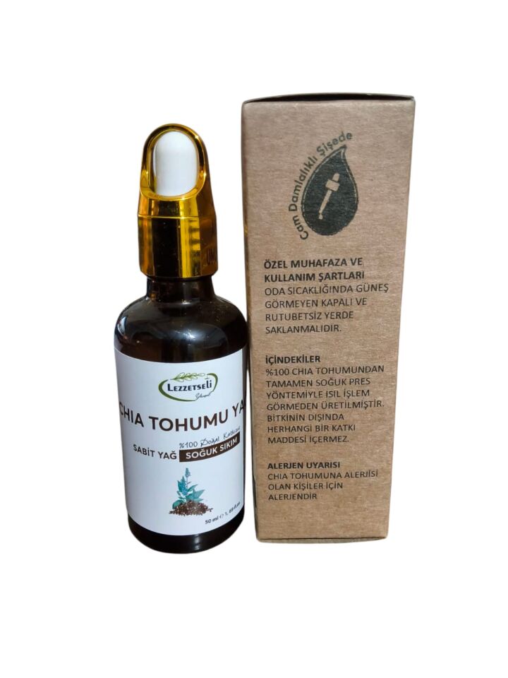 CHIA TOHUMU YAĞI (50 ML)